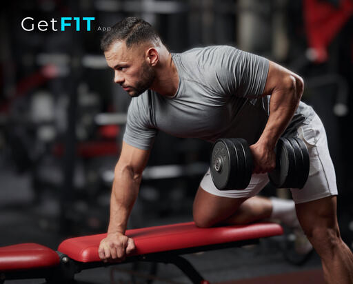 Workout Logger Man working out
